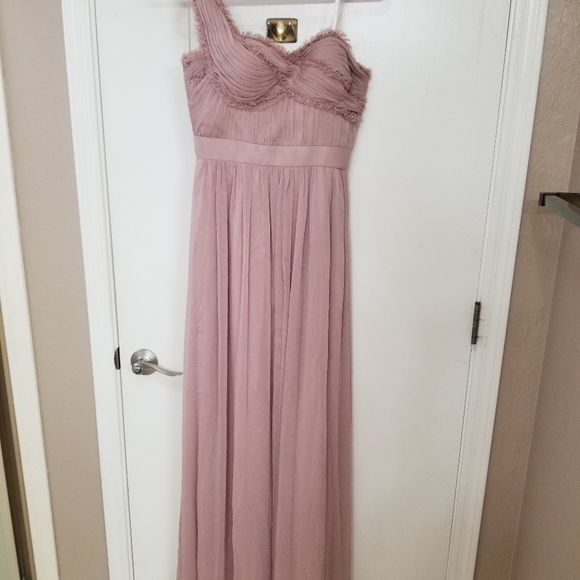 Adrianna Papell mauve one shoulder gown - Picture 11 of 16